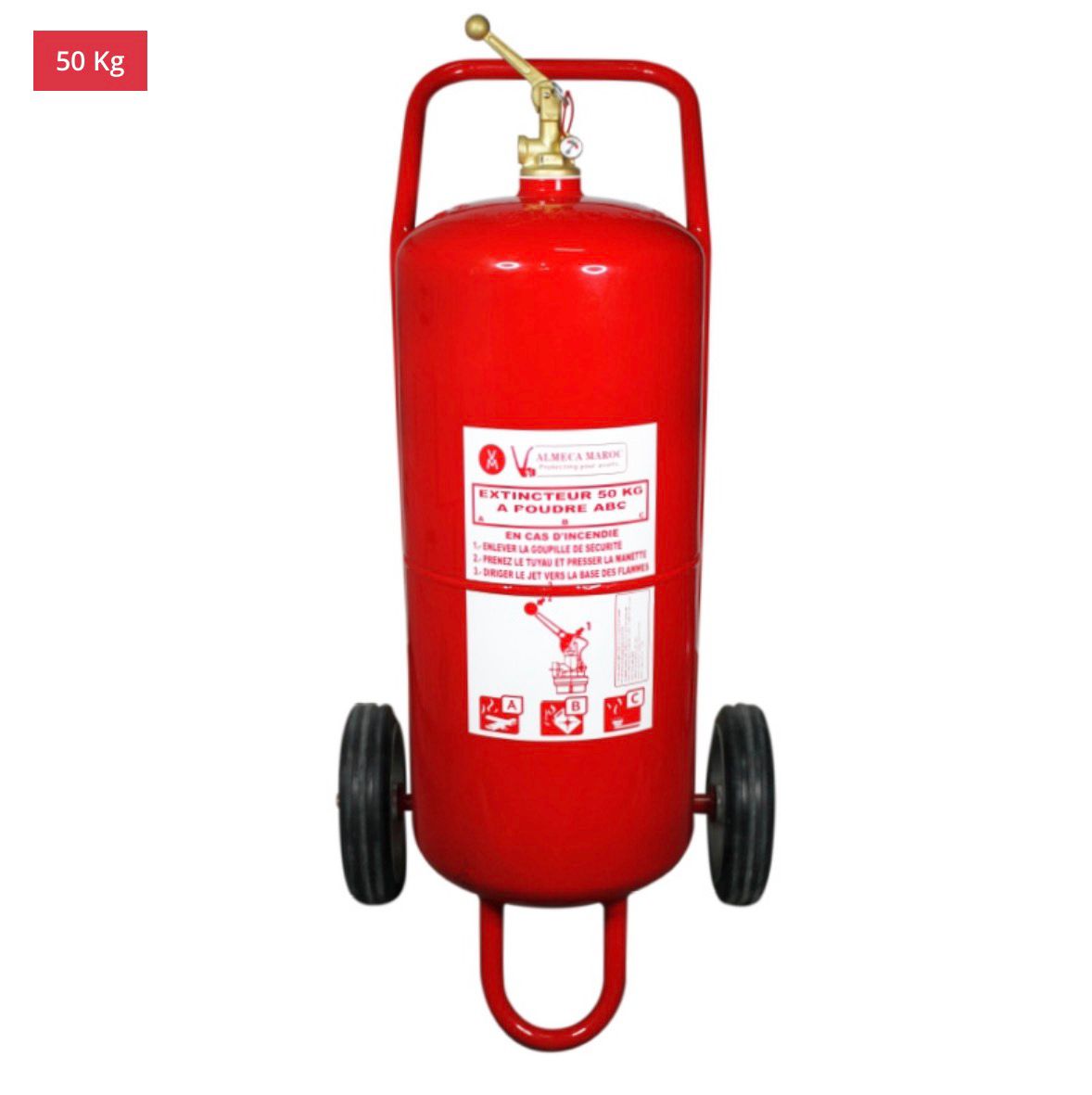 Extincteur à poudre 50 Kg