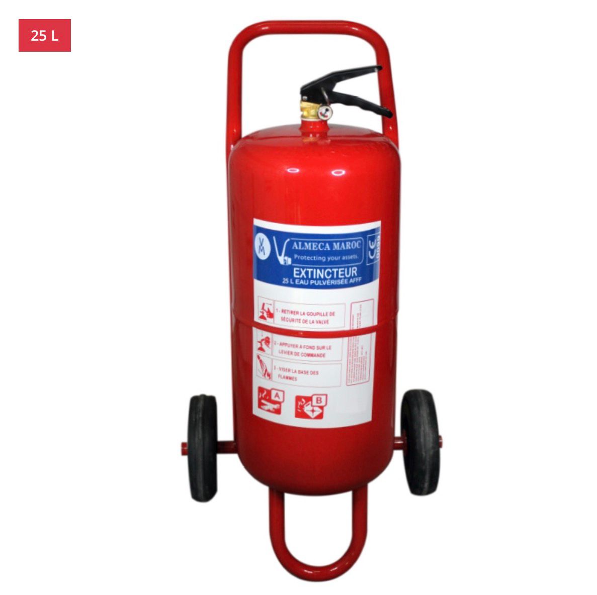 Extincteur L'eau Pulvérisée 25 L